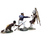 20129 - "Seaman Aynsley's Demise" - Hand-to-Hand Set with Seaman Aynsley and Two Zulus