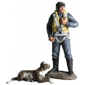25019 - RAF Commemorative Set - Fighter Command - RAF Fighter Pilot 1943 with Faithful Companion
